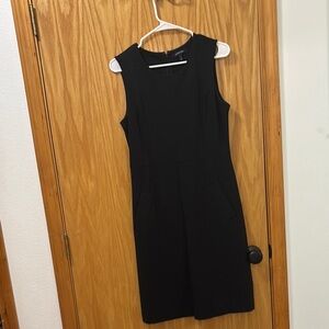 Lands' End Classic Black Midi Dress